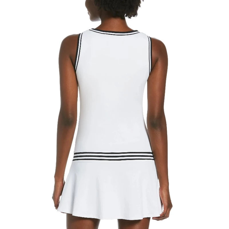 Penguin S/L Tennis Dress - Bright White