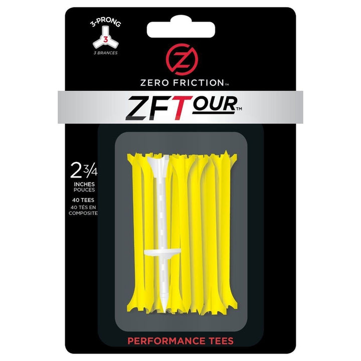 Zero Friction 3-Prong Golf Tees-40 Pack