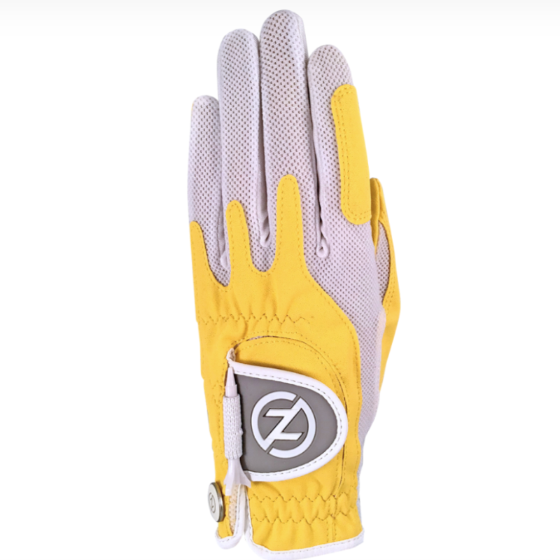 Zero Friction Synthetic Golf Glove (Right) - Yellow