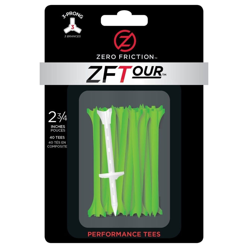 Zero Friction 3-Prong Golf Tees-40 Pack