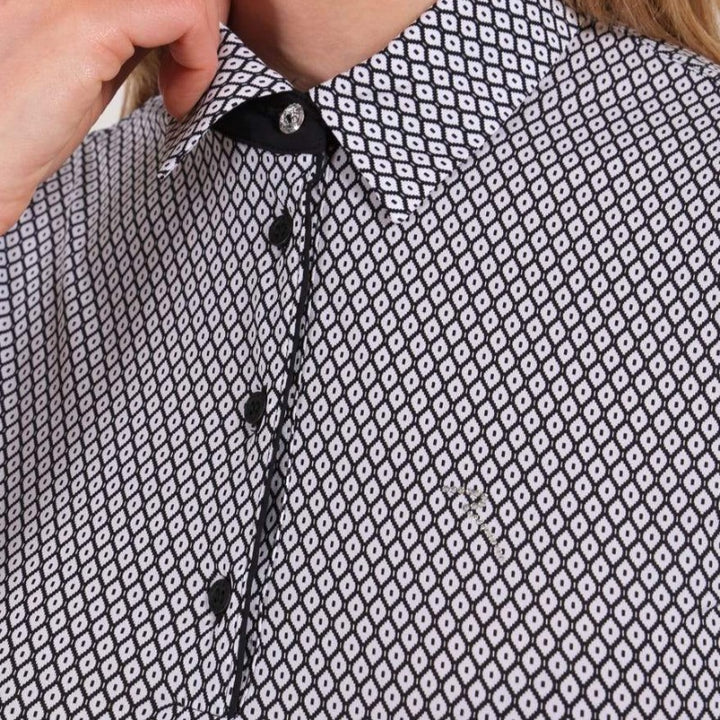 Chervò Aurore S/L Polo - Black/White