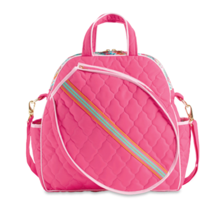 Cinda b Tennis Tote - Calypso(Pink)