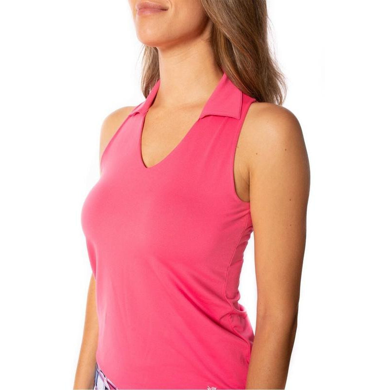 Golftini S/L Lisa Polo - Hot Pink