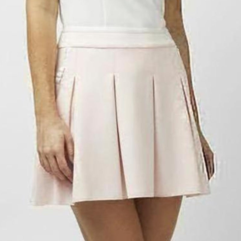 Hedge Darrow Boxpleat Skirt 16" - Pink-Open Court
