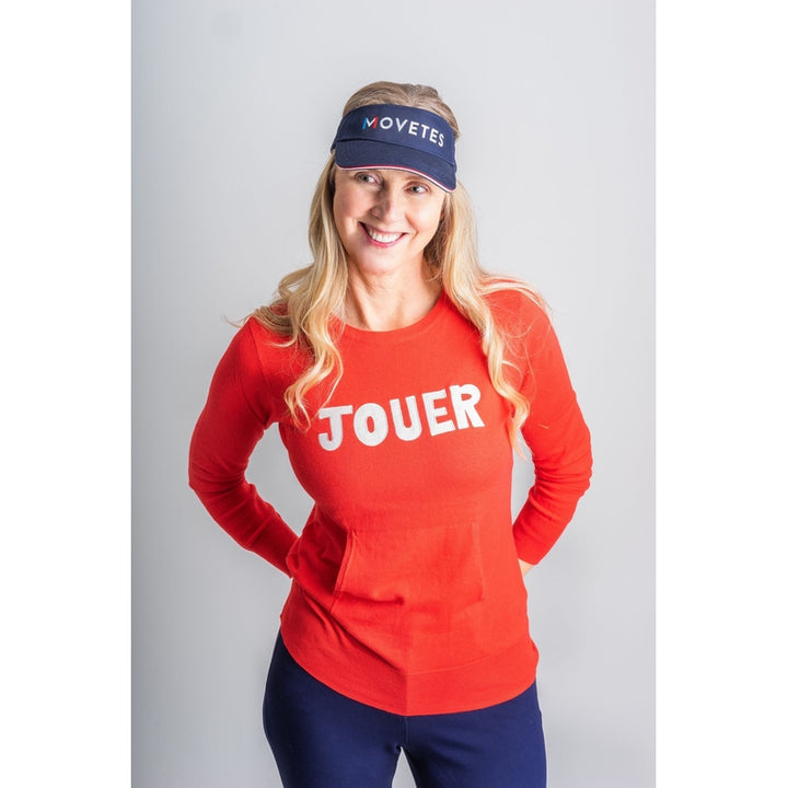 Movetes Jouer Sweater - Poppy/Ivory