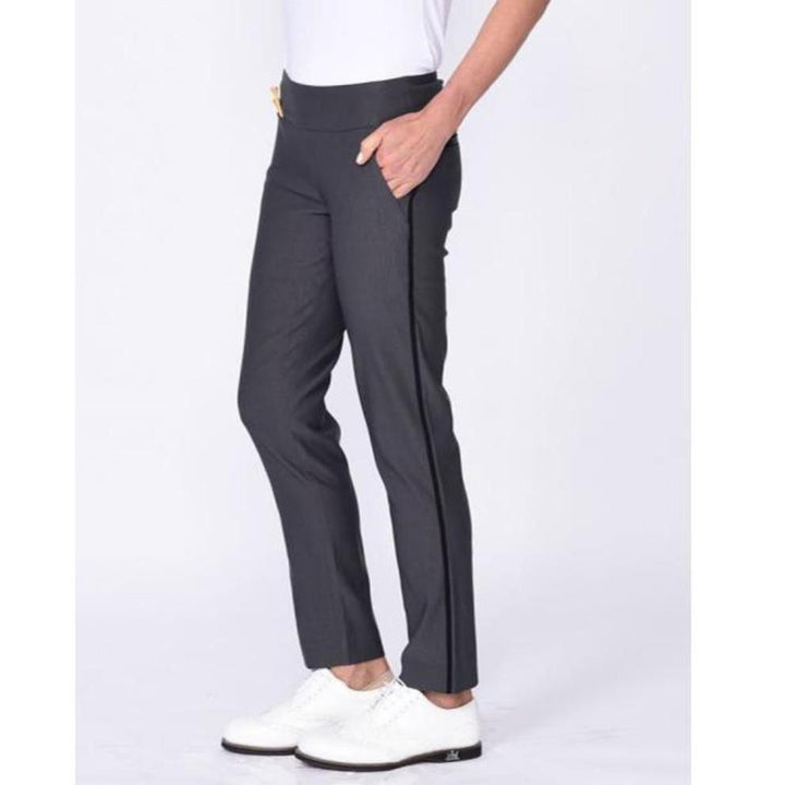 Golftini Trophy Pull-On Stretch Pant - Charcoal