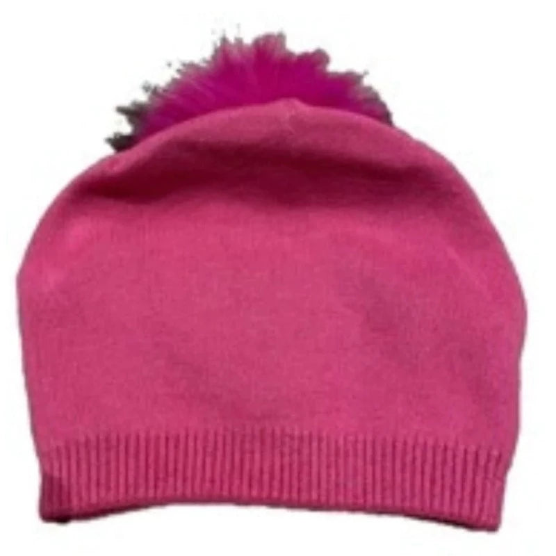 PNYC Evelyn Beanie - Hot Pink(faux fur)